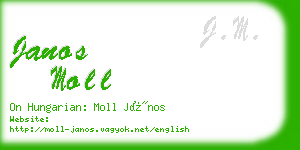 janos moll business card